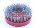 4 inch screw steel brushes & nylon brush