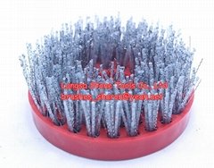 4 inch screw steel brushes & nylon brush