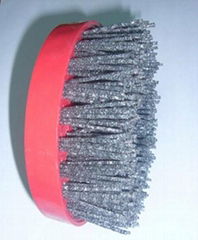 4 inch screw antique brush abrasive grinding microcrystal Stone Polishing brush