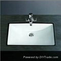 Sanitary ware bathroom pedestal ceramic basin 1