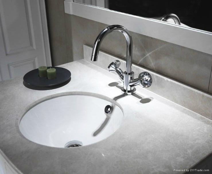 Sanitary ware bathroom pedestal ceramic basin 2