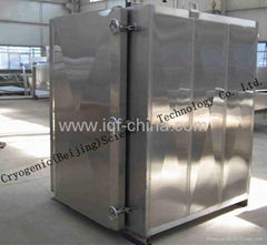 500kg/hour cabinet deep freezing equipment