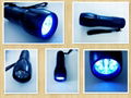 9/12 LED UV Flashlight Torch 2