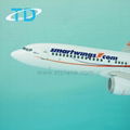 B737-MAX8 1/100 39.5cm Smartwings aero model plane hot business gift