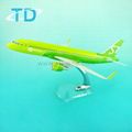 A320NEO Plane model aircraft S7 37.6cm flying model aeroplane