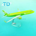 A320NEO Plane model aircraft S7 37.6cm flying model aeroplane 2