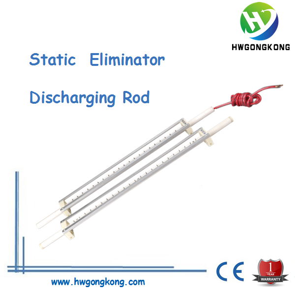 static eliminator discharging rod
