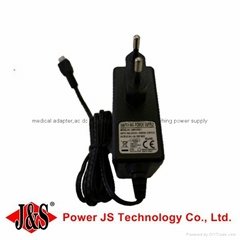 Eu power supply 5v 2a power adapter medical switching adapter
