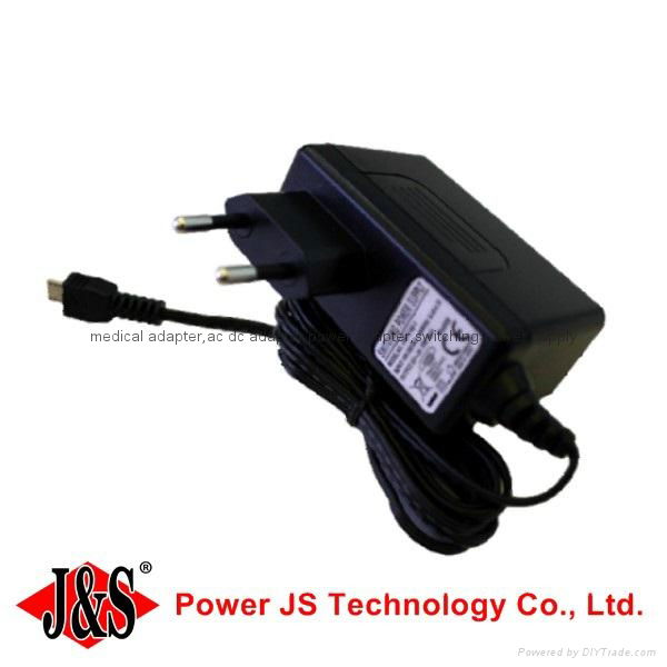 Eu power supply 5v 2a power adapter medical switching adapter 3