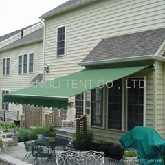 Telescopic awning tent001