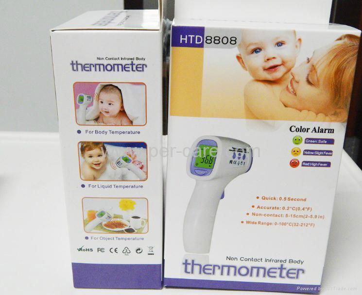 Non Contact Infrared Forehead Thermometer HTD8808 for Ebola 3