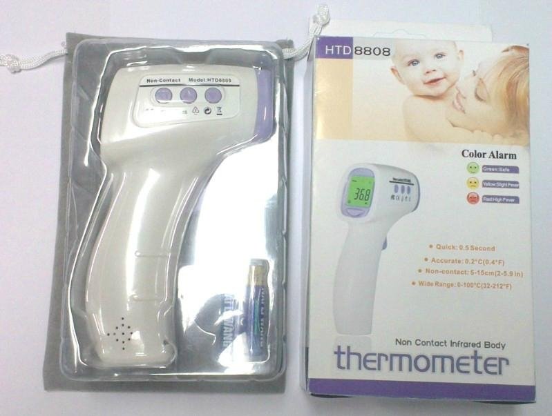 Non Contact Infrared Forehead Thermometer HTD8808 for Ebola 2