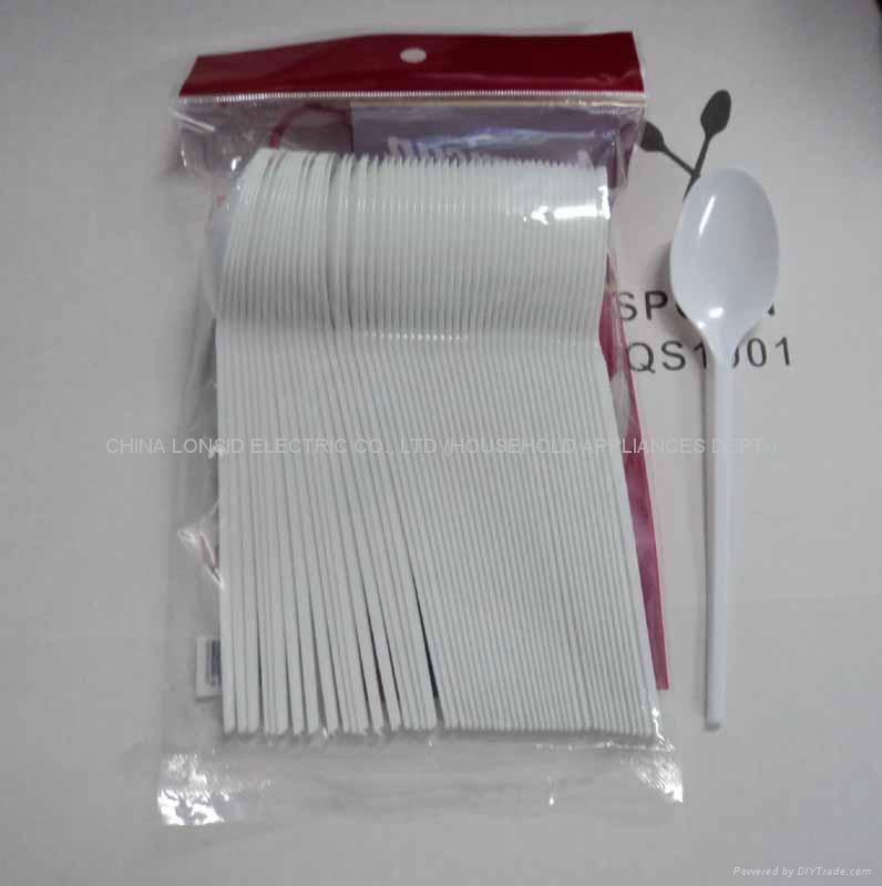 Hot sale Plastic disposable PP or PS cutlery packs 5