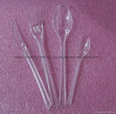 Supply high quality elegant  disposable plastic PS cutlery sets
