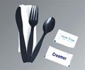 high quality wrapped disposable plastic cutlery kits & cutlery sets 3