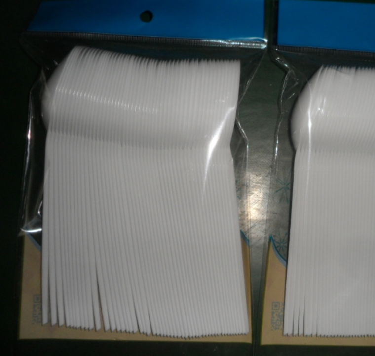 single use plastic polystyrene PS Table spoons 3