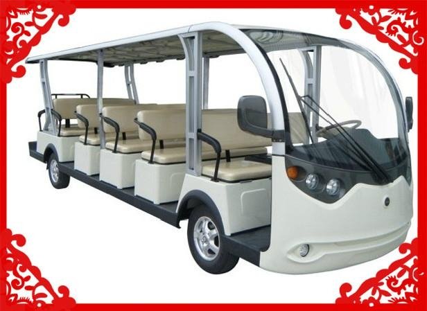2014 High quality 17 seats sightseeing cart