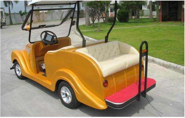 2014 high quality 4 seats electric classic cart 3