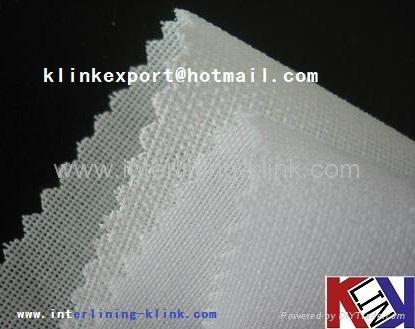 Resin finish polyester woven interlining for cap