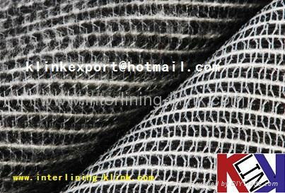 60“ PA coating Brush Knit Brushed Fusible Suit Interlining 3