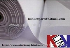 Cotton Micro dot Coated Woven Fusible Collar Interlining