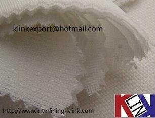 KNIT Woven Polyester Fusible garment Interlining