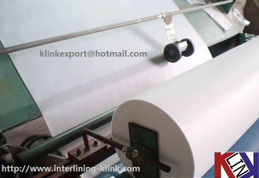 Non woven Fusible Interlining thermal bonded 2