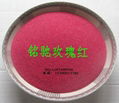 Red stained sand sintering