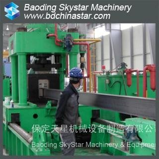 Flying cut off shearing machine in line 