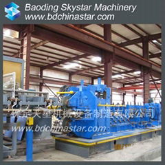 Induction heating angle forming line 