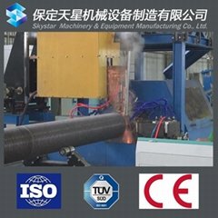 High frequency spiral finned tube welding machine