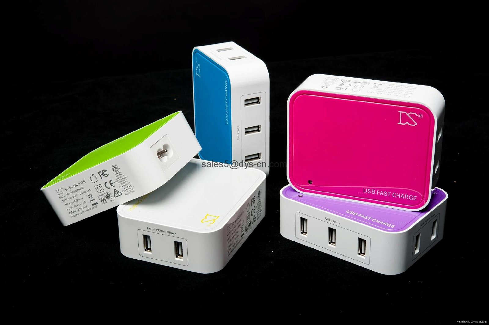 high quality 40W series 5 ports USB charger 2
