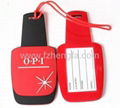 Personality soft pvc luggage tag