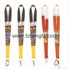 Smooth polyester Dye Sublimation lanyard lanyards