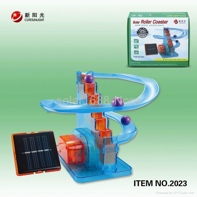 solar power coaster toys for child