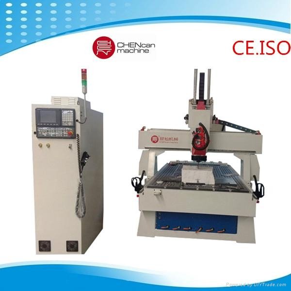4Axis 3D cnc router machine with ATC