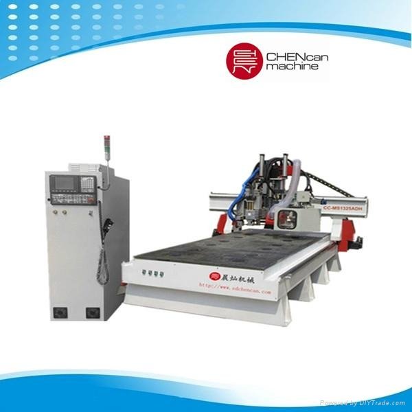 CNC Router Machine with Drill and Saw