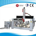 4axis 3d cnc foam and wood mold carving machine 