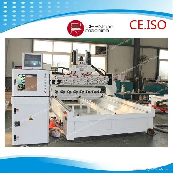 4axis 3d multi-heads cnc router machine  5