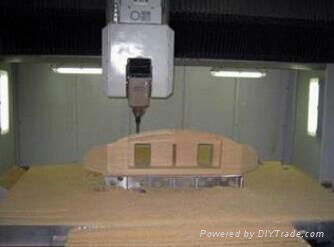 5axis cnc router cnc machine for foam car mold  2