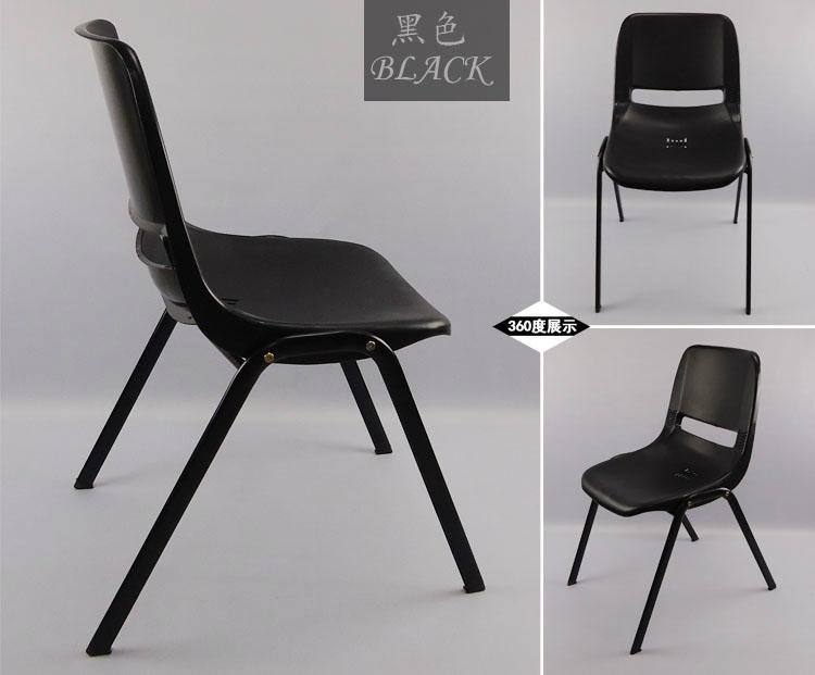 versatile ergonomic stack chair lobby chair 4-leg base