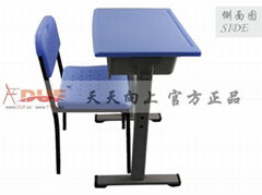 single seater pleastic desk and chair