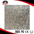 Herringbone White Lip Shell Mosaic Tile