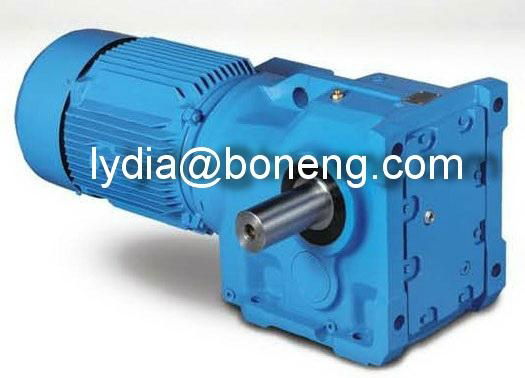 K series bevel spiral gearboxes right angle geared motor