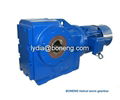 K series bevel spiral gearboxes right angle geared motor 2