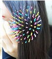 Rainbow Comb Repair Hair Portable Colors Anti-static Hair Styling Comb Brush