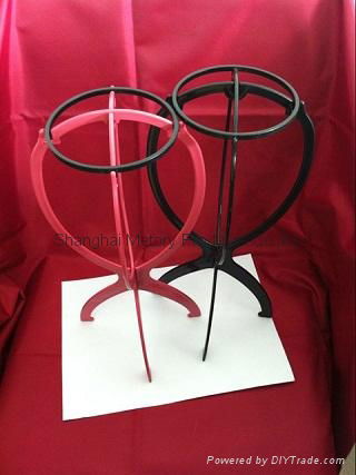 Plastic foldable wig stand  2