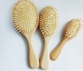 Bamboo Paddle Brush for Wet and Dry Hair 2