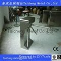 Vertical three roller gates sheet metal custom