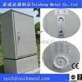 Outdoor fiber optic cross  distribution cable cabinets 